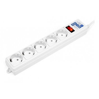 Фильтр-удлинитель 0.5 м 10 A Power Cube SPG-B-0.5M-WHITE